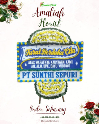 Papan Bunga Duka di Parupuk Tabing