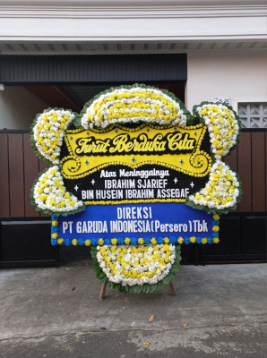 Papan Bunga Duka di Parupuk Tabing